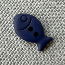 Knoop - Visje - Donkerblauw  - 16mm breed