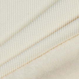 Verhees Textiles - Corduroy Faux Fur - Off White