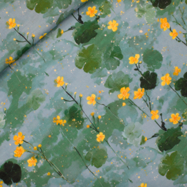 Coupon - See You at Six - Double Gauze  - Marsh Marigolds 60 x 140 cm 