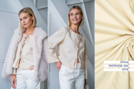 Fibremood editie 31- Katoen Mix Twill - Peach and Polish - Beige -  Tirza