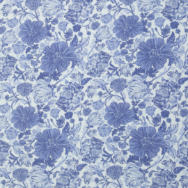 Swafing - Double Gauze - Blue Flowers