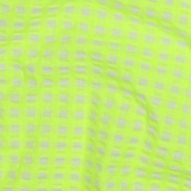 Katoen - Ruit - Neon YellowGreen