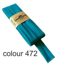 tricot biaisband | turquoise | col. 472