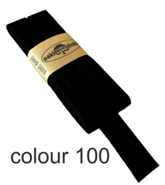 tricot biaisband | zwart | col. 000