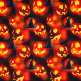 Tricot Digitaal | Halloween - Pumpkins - Orange