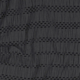 Verhees Textiles - Chenille Jacquard - Black
