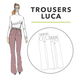 Schnittmuster Berlin - Trousers Luca -  maat 34 - 50 - ned/eng/duits 