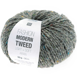 Rico Design | Fashion Modern Tweed Aran -  Light GreyBlue 015