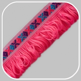 indianen band hard roze/ 40 mm