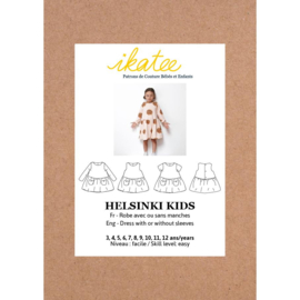 Ikatee Patterns - HELSINKI Kids dress - Girl 3/12Y