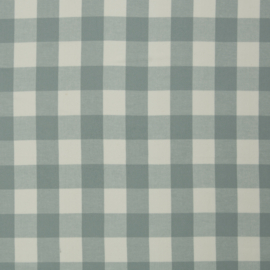 Swafing - Katoen Flanel - Aalen - Ruit - Blue Grey