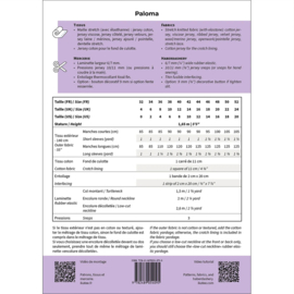 Ikatee Pattern - Paloma - Damesbody - Maat 32 tot  52