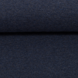 Swafing Tricot Boord - Heike Melange - Navy 1598
