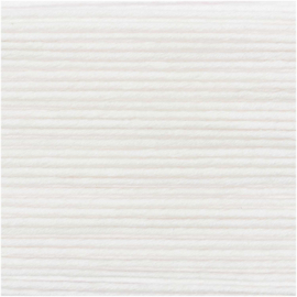 Rico Design - Essentials - Organic Cotton Aran - Blanc 001