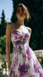 Coupon Deadstock - Katoen  - Wisteria 1.35 mtr