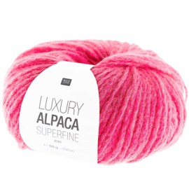 Rico Design - Luxury Alpaca Superfine Aran - Pink 014