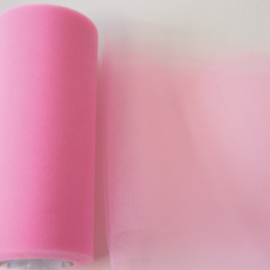 Katia Fabrics - Happy Tule - Rol 15 cm x 20 meter - Pink 07