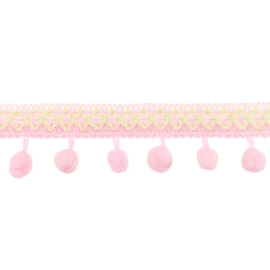 Bolletjesband | Cross - Roze  31613