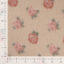 Teddy - Romantic Roses   - Pink Ecru