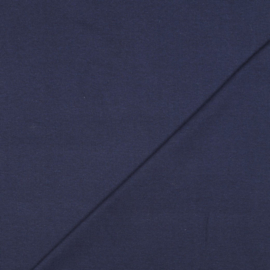 Tricot Boordstof Uni - Donkerblauw 019