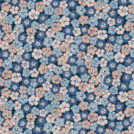 Liberty of London - Spring Florish   - Blue Pink