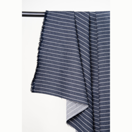 Atelier Brunette - Denim Stripes Wide Mid Blue 
