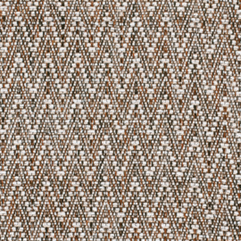 Jacquard - Zigzag - Terra Brown