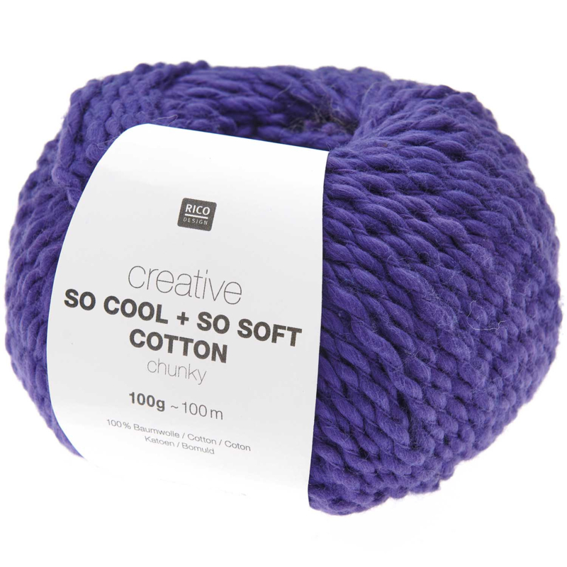 Rico Design - Creative - So Cool + So Soft Cotton Chunky - Violet 028