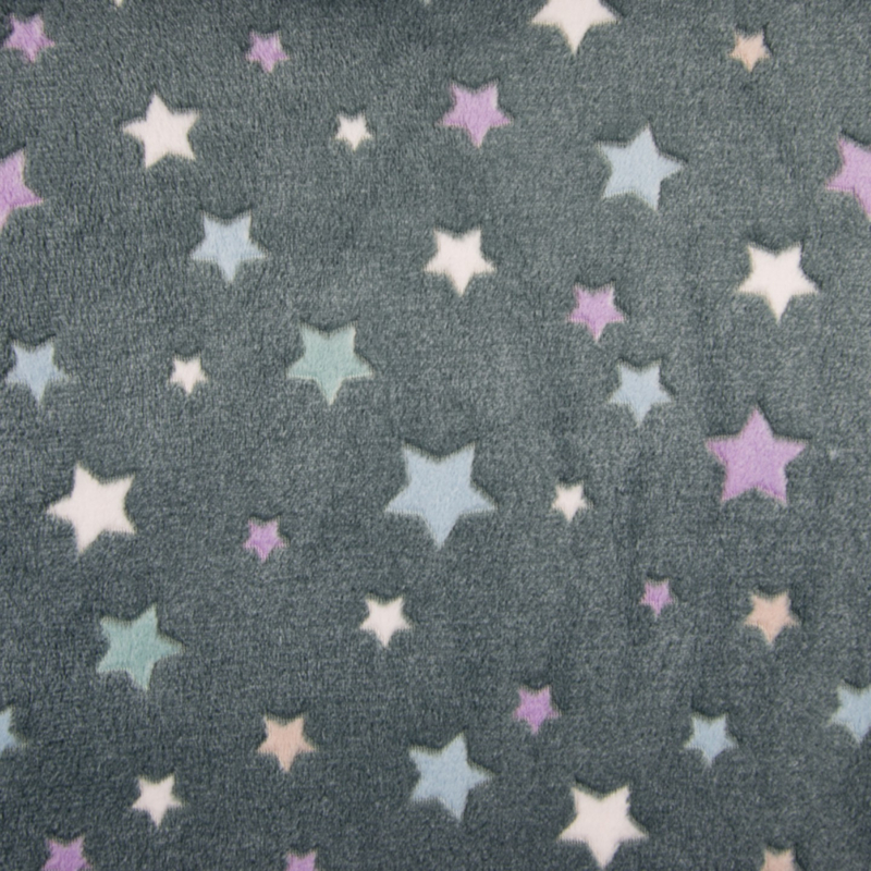 Cuddle Fleece | Stars - Grey