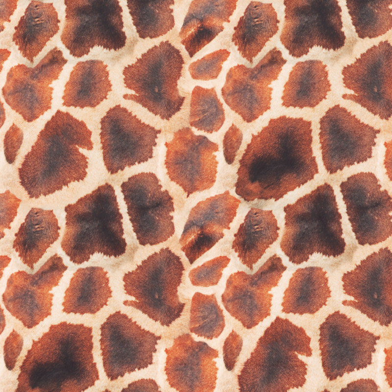 Decostof Velvet | Giraffe animal skin
