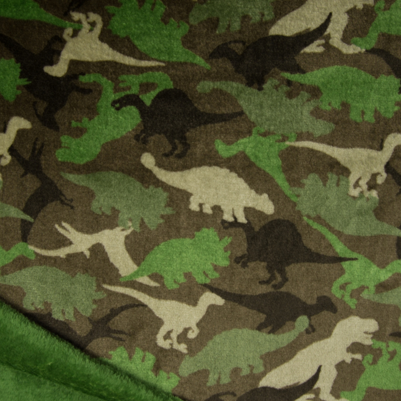 Cuddle Fleece | Dino - Armygreen