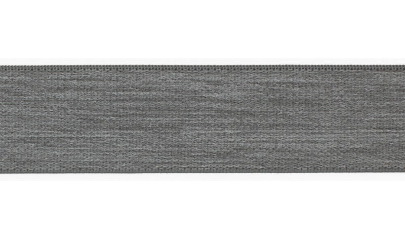 Elastiek uni | 4 cm | Light Grey Melange