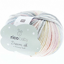 Rico Design |Baby Dream  dk - Luxury touch | Lichtblauw - Lila  011