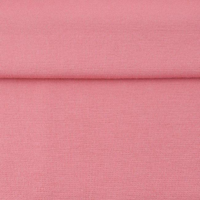 tricot boord uni | oud roze