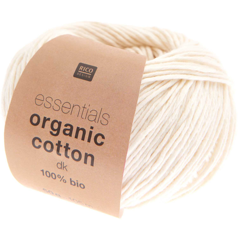 Rico Design - Essentials - Organic Cotton dk - Cream 002