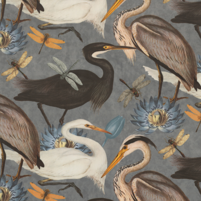 Velvet de Luxe | Heron Bird