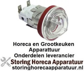 231359720 - Ovenlamp inbouw ø 35,5mm 230V 15W fitting E14 temp. bestendigheid 300°C