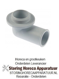 601507449 - afvoeraansluiting draad 1" ID ø 27mm slang ø 30mm