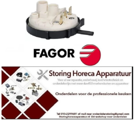 2385541045 -Pressostaat drukbereik 28/12mbar aansluiting 6mm ø 58mm drukaansluiting horizontaal spoeltechniek FAGOR