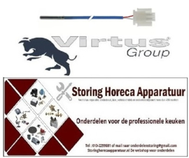 402231016 - Temperatuurvoeler kabel silicone voeler -40 tot +110°C voor vaatwasser VIRTUS SV72CMS