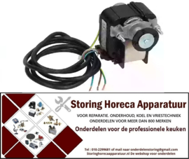 257750398 - Ventilatormotor 230/240V 50/60Hz 35W as ø 6mm as L 14mm B 62mm H 73mm 2500U/min