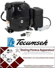 316605134 - Compressor CAJ2446Z/R koelmiddel R404A type 220-240V 50Hz LBP 23kg 1.2HP cilinderinhoud 26,1cm³ CSR H 280mm - TECUMSEH