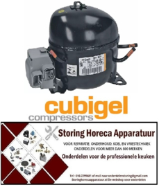 597605355 -Compressor koelmiddel R290 type NUT55CAc 220-240V 50Hz LBP 1/5HP cilinderinhoud 5,5cm³ Cubigel