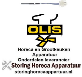 213378314 -Temperatuurvoeler NTC 10kOhm kabel silicone voeler -40 tot +110°C kabel -50 tot +180°C OLIS