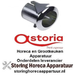 146347182 -Elementhouder inbouwmaat 20,6x16,4mm verchroomd gebogen voor drukknoppen 13x17mm ASTORIA CMA