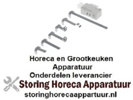 580348043 - Microschakelaar met drukstift met hendelset 250V 16A