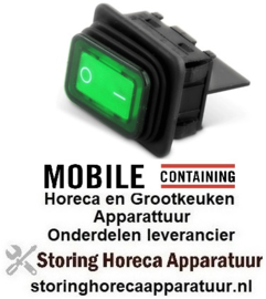 531.95.7041 - Wipschakelaar controlelamp groen voor MOBILE CONTAINING
