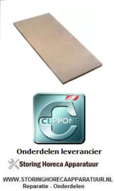 789850105 - Warmtegevende steen L 900mm B 300mm H 18mm pizza oven CUPPONE