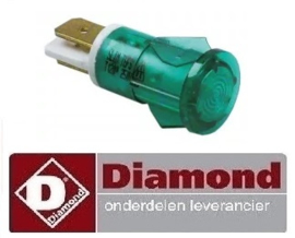 580A08009 - GROEN SIGNAAL LAMPJE DIAMOND FSM-2V6E/N
