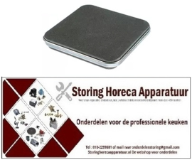 VE241490070 - Kookplaat maat 300x300mm - 3000W - 230V met oversteekrand aansluitingen 4